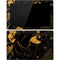 Black and Gold Scattered Marble Surface Pro Tablet Skin